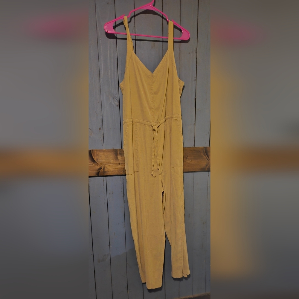 Old Navy Stylish Tan Jumpsuit